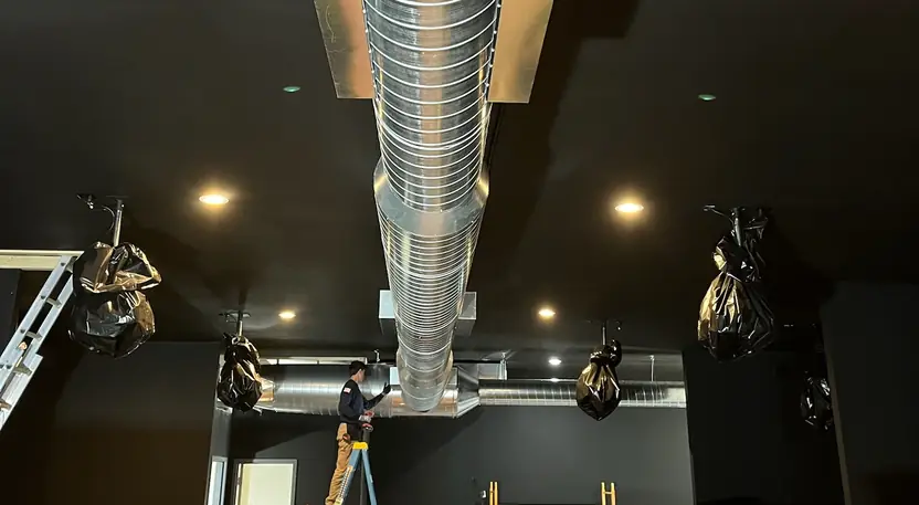 Aeroseal duct sealing equipment used by Pinnacle Air Solutions in Cincinnati