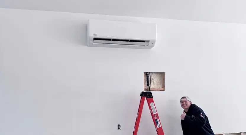 Ductless mini-split system installed by Pinnacle Air Solutions in Cincinnati